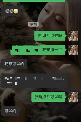 排队家长上门猫舍